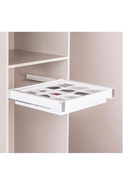 Hafele 60CM WHITE COLORED MEMORY PREPARATE DRAWER WITH COMPARTMENT