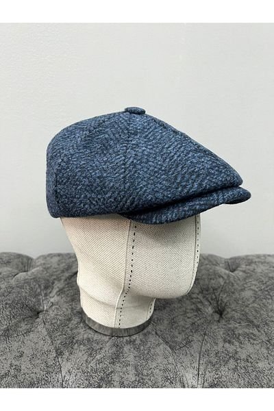 Makro Optik 8 Pieces Winter Wool Hat Fish Back ( Peaky Blinders )