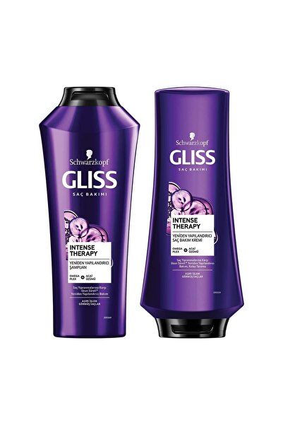 Gliss Intense Therapy Yeniden Yapılandırıcı Bakım Seti (ŞAMPUAN 360 ML SAÇ KREMİ 360 ML)