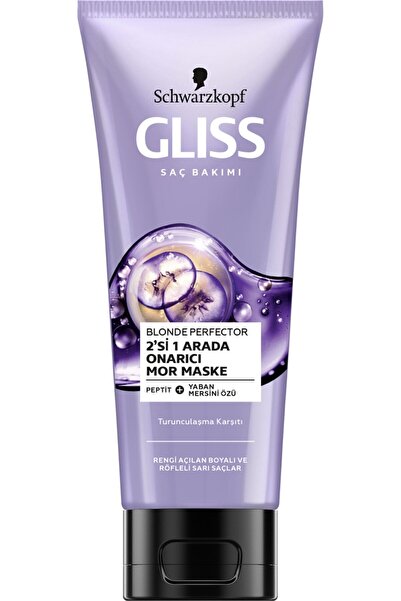 Gliss 12-2 Titan Sarı X 2 Adet+ Blonde Perfector Mor Şampuan 250 ml + Blonde Perfector Mor Maske 200 ml