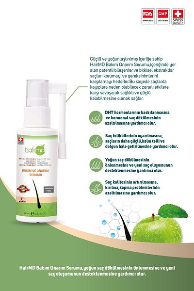 Hair Md سيروم العناية بالشعر وإصلاحه 60 مل