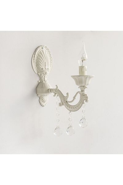 Berk Avize Cream Sare Cast Stone Applique