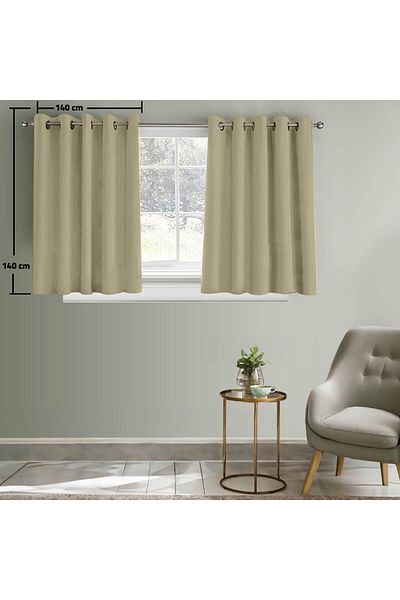 In House Velvet Curtains From