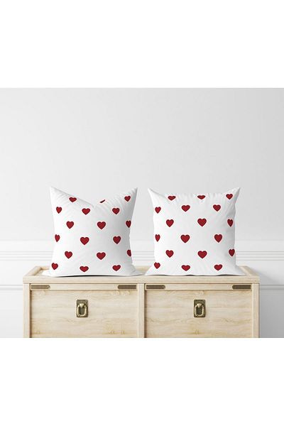 Pusula Home Set de 2 huse de pernă Heart Throw
