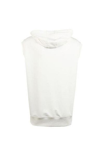 The Crow Zippered Collar White Men's Sweatshirt Tc3900-100 Saw