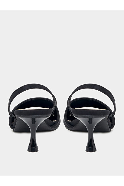 Styli Pointed Toe Ankle Tie Kitten Heel Pumps