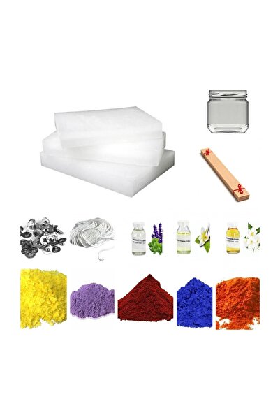 CARMELİNA Merve dilber Başlangıç Mum Yapim Setleri, Parafin- Mum Boyalari, Mu...