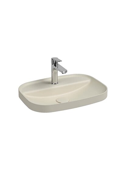 İsvea Isvea Infinity Inset Batarya Delikli Lavabo 55cm Fil Dişi