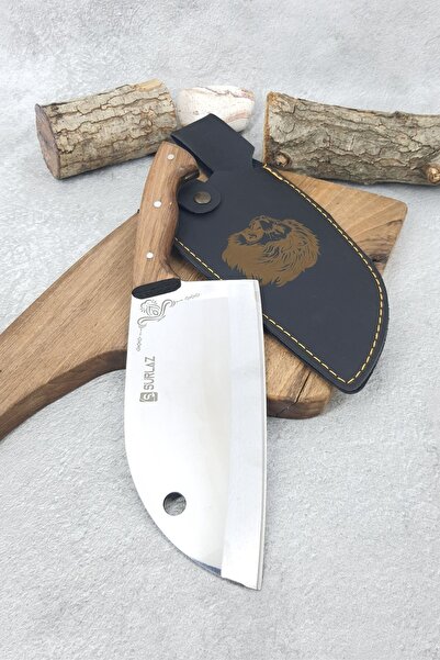 SürLaz İsme Özel Tek Parça Aslan Seri Almazan Şef Bıçak