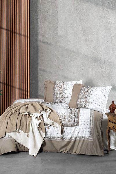 Ecosse La Vita - Beige |   Double Blanket Duvet Cover Set