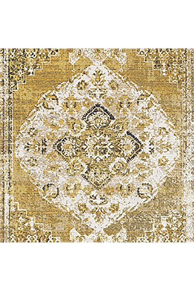 In House Soft Velvet Turkish Rectangular Door & Bath Mat -Beige - 60x40 cm