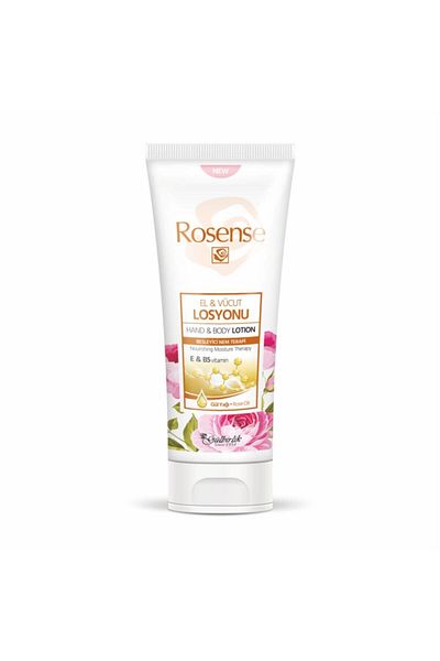 Rosense 200 ML Hand and Body Lotion Nourishing with Rose Oil and Vitamin E and B5