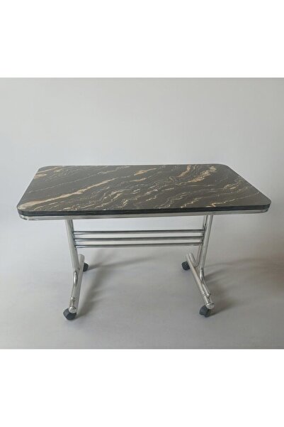 Sar Pakete Lissa Serisi Tekerlekli Orta Sehpa, Krom Ayak