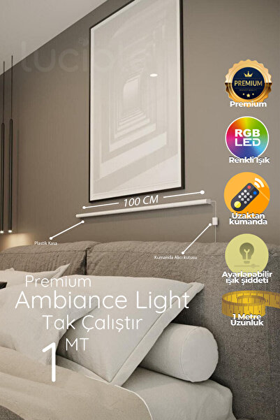 luciole Rgb Led Strip Tube Light Lambader Uzaktan Kumandalı Işık Lamba Ampül aydınlatma Renkli animasyonlu5