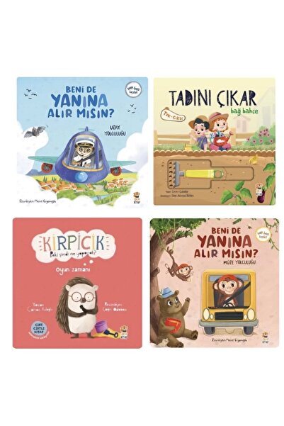 Sincap Kitap Beni de yanına alır mısın ?/Tadını Çıkar/ Kirpicik 4'lü Set