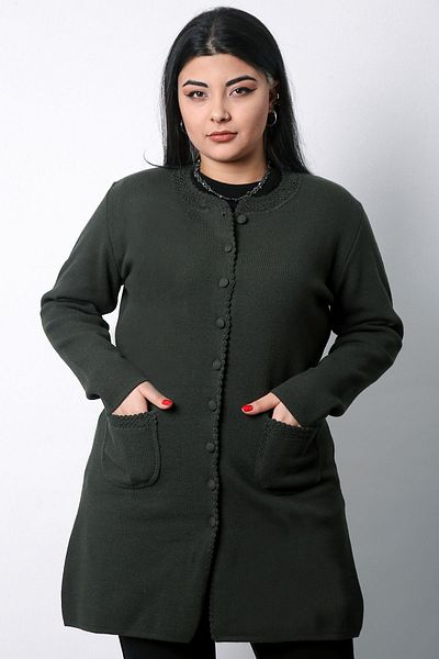 Laden Knitwear Women - Soft and Thick Wool Winter Cardigan
