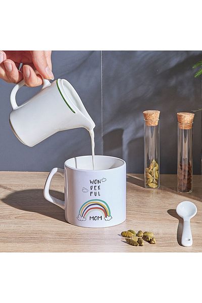 Hediyesepeti كوب بورسلين رائع بطابع الأم
