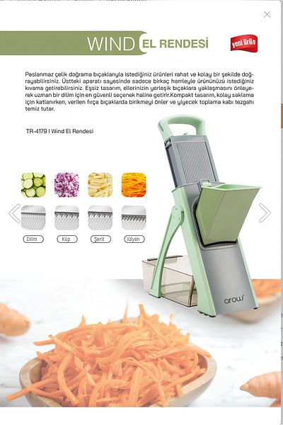 AROW Wind Hand Grater