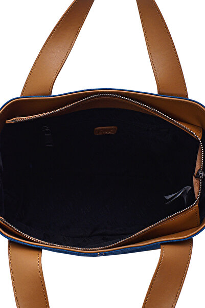 GAP Lacivert Denim Kadın Omuz Çantası 08576
