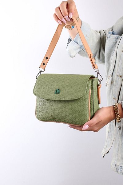 GALB LEATHER Utilizare zilnică - Geantă de umăr pentru femei de mărime medie cu 2 bretele Dgr2197