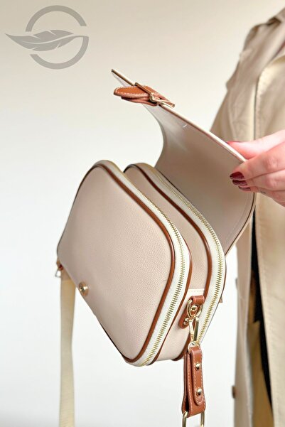 GALB LEATHER Ειδική Γυναικεία Τσάντα ώμου μεσαίου μεγέθους για την ημέρα της μητέρας με πτερύγιο πολλαπλών διαμερισμάτων κατάλληλη για καθημερινή χρήση