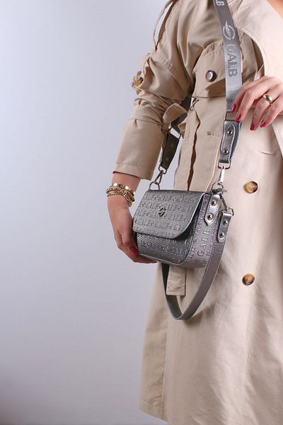 GALB LEATHER Sezon nou - Geantă de umăr elegantă pentru femei, mărime medie, cu 2 curea, 23 cm-14 cm 4090