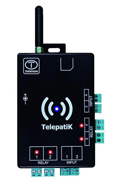 TEKNİKOM Telepatik-4, Gsm Ile Uzaktan Kontrol Cihazı (otomatik Sulama, Kapı-b...