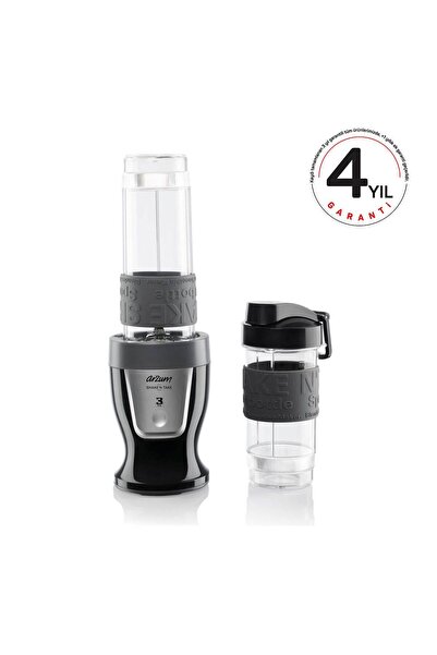 Arzum 220 - 240 V Smoothie Blender Siyah Çok Amaçlı Kişisel Blender Shake'N Take 50 Hz / 60 Hz 4 Yıl Resm