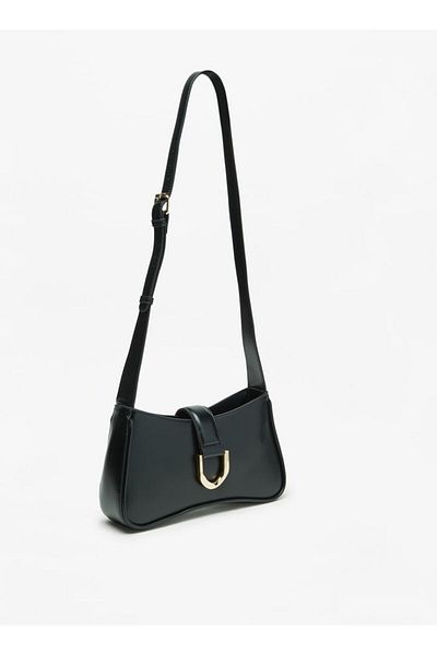 Flora Bella by Shoexpress Solid Shoulder Bag with Metallic Accent