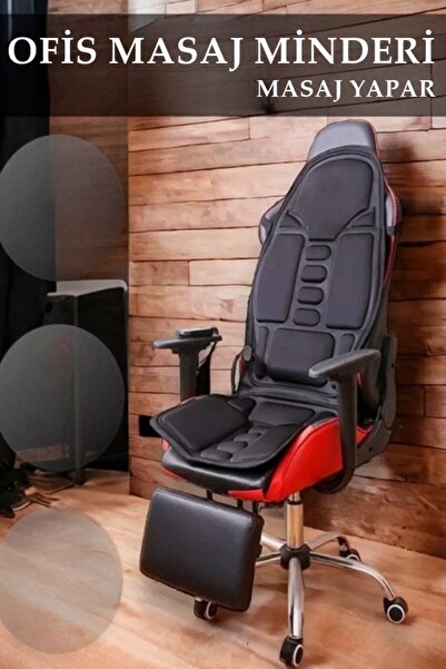 Dahaus Ev Ofis Koltuk Masajı Tüm Vücut Elektronik Masaj Minderi Kumandalı 8 F...