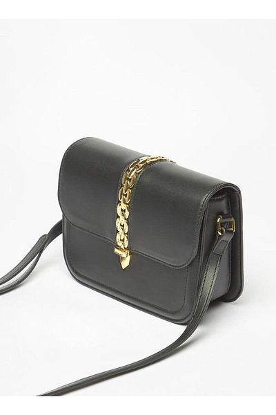 Flora Bella by Shoexpress Chainlink Accented Crossbody Bag