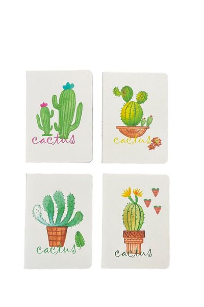 Liz A6 Cardboard Cover - Checked Notepad (2 Pieces are Sent)