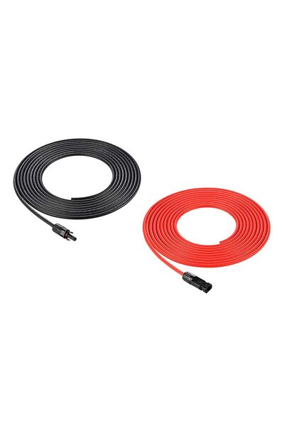 SUNCO SOLAR STAUBLİ MARKA MC4 KONNEKTÖR BAŞLIKLI 15+15  METRE HİS MARKA SOLAR KABLO 6 MM