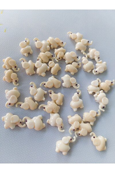 Bonanka Murano Cam Boncuk - Fil (1 ADET)