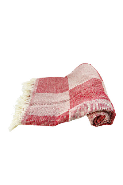 INTER Z Set of 2 Checkerboard Patterned - 70x155 Cm Beach Towels and Loincloth