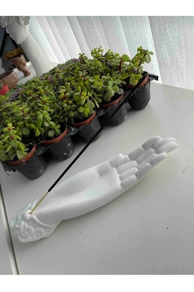 Genel Markalar Blue Avm Ruka Çubuk Tütsülük / El Şeklinde Tütsülük Ruka-beyaz...