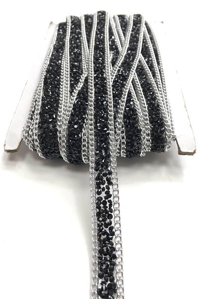 Hayalperest boncuk Black and White Chain Iron Adhesive Strip Sconce