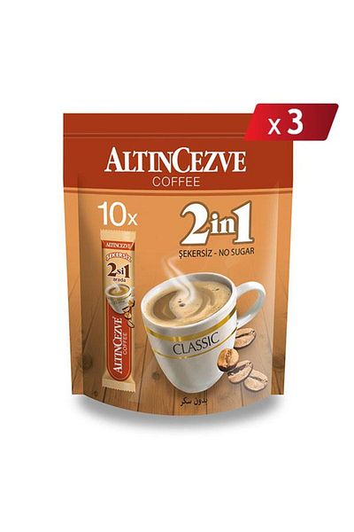 Altıncezve Among as 10?Pack of 3 - Single Drinker, Sugar Free, Set of 3 - 13 Gr x 10 Pieces