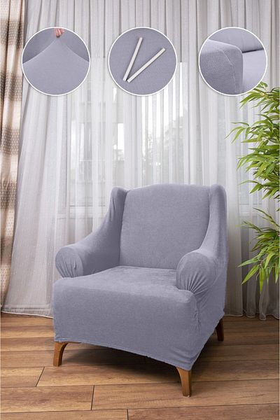 Haton Home Single Armchair Cover Berjer Armchair Cover
