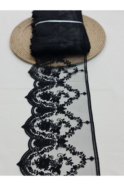 Esteks Dantel ve Tekstil Aksesuarları 9 μέτρα Guipure Lace Matte Polyester