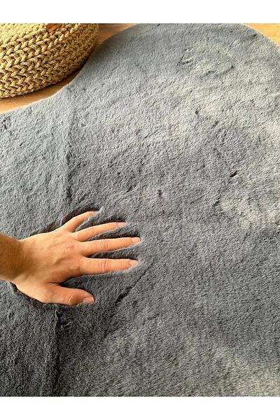 SARAZ HALI Covor Moale Pluș Pene Iepure Sufragerie Hol Bucătărie Covor Baie 100x150