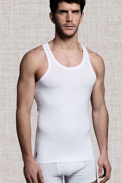U.S. Polo Assn. Λευκό Ανδρικό Σετ Μονό και Σορτς - 80088