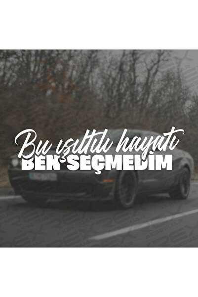 Rex Aksesuar Bu Işıltılı Hayatı Ben Seçmedim Oto Sticker Araba Sticker Oto Ca...