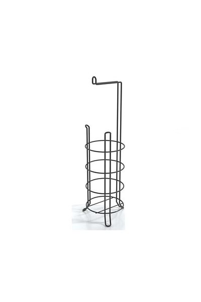 EYM Suntel Mg-093 Footed Redundant Wc Paper Holder Black