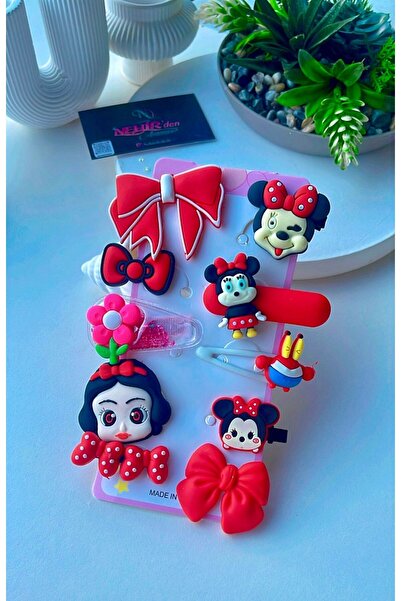 NEHİRDEN Children's and Baby's Coffee Buckle Set with Clamp Snap Clip