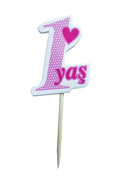 ELITETIME 20li 1 Yaş Cupcake Kürdanı Pembe 9cm