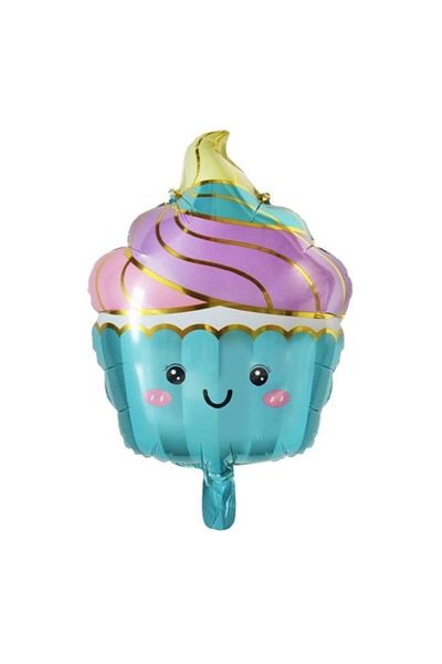 aşkın concept Ice Cream Foil Cupcake Balloon