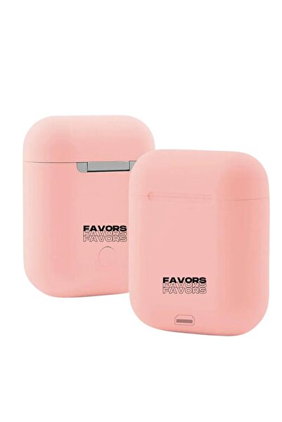 Favors Ios Android Uyumlu Dokunmatik Bluetooth Kulaklık 8d Stereo Hd Ses İnpods Pembe