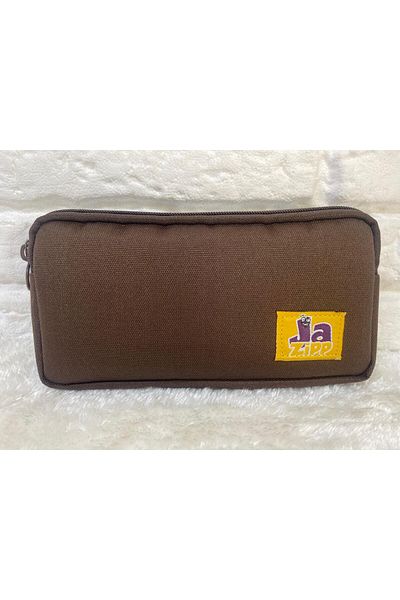 BEREKET PAZAR JaZipp Premium - Double Compartment Pencil Case 22x12x4cm
