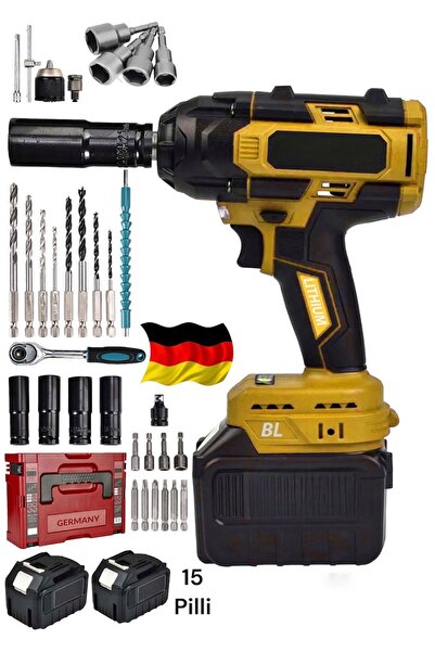 SCHUTZENGER Alman 850Nm 976VX 20Ah Akülü Torklu Somun Bijon Sökme Takma Sıkma...